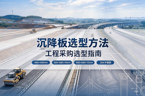 集安沉降板选择方法
