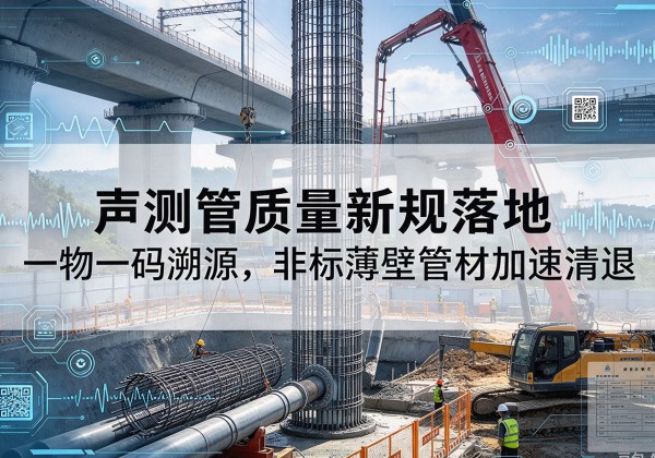 集安声测管质量新规落地，一物一码溯源，非标薄壁管材加速清退