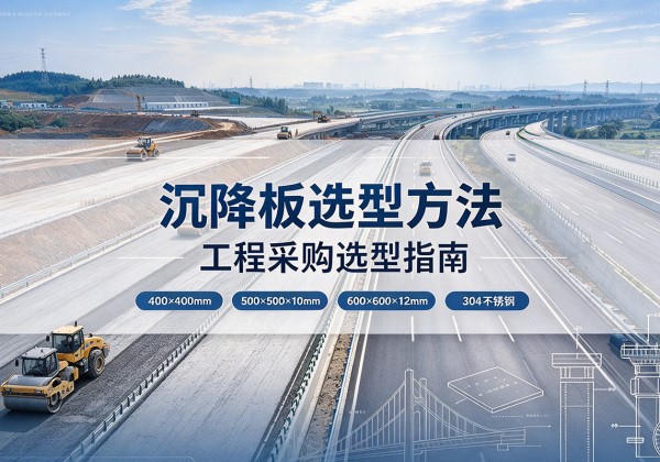 集安沉降板选择方法